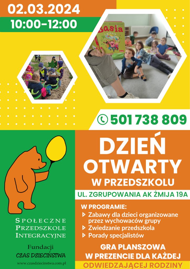 Dzień otwarty w przedszkolu