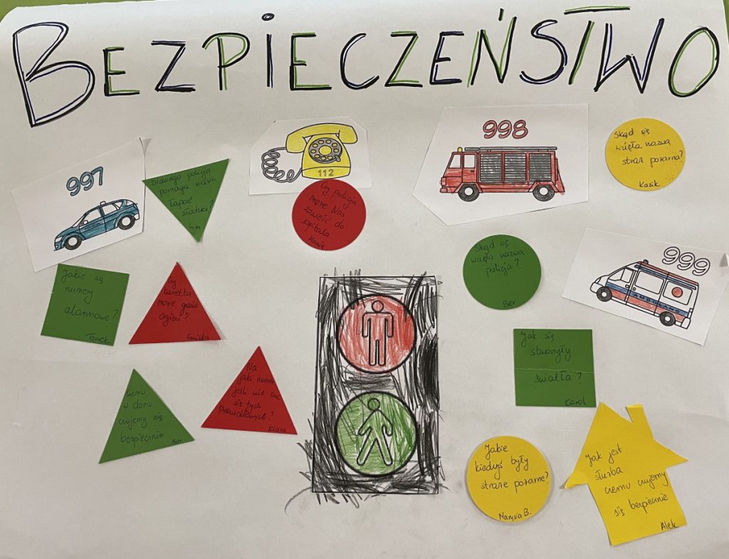 Plansza z zapytajkami grupy 1