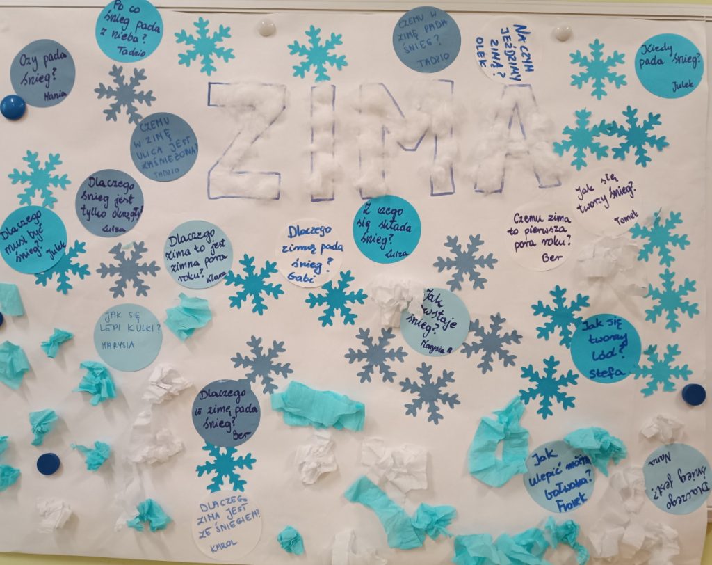 Zapytajki grupy 1 do tematu "Zima"