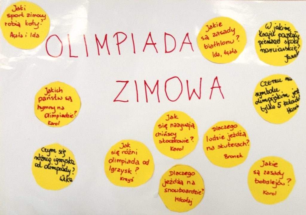 Plansza z zapytajkami grupy 0