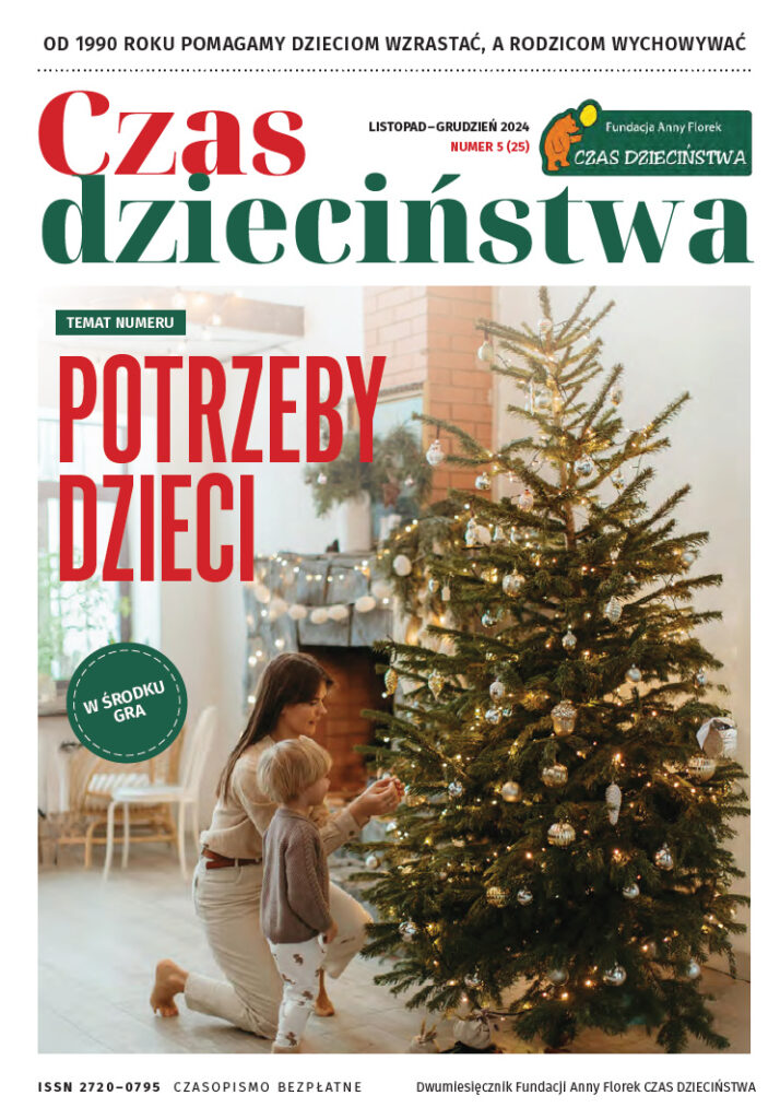 Okładka 25, numeru dwumiesięcznika Czas Dzieciństwa