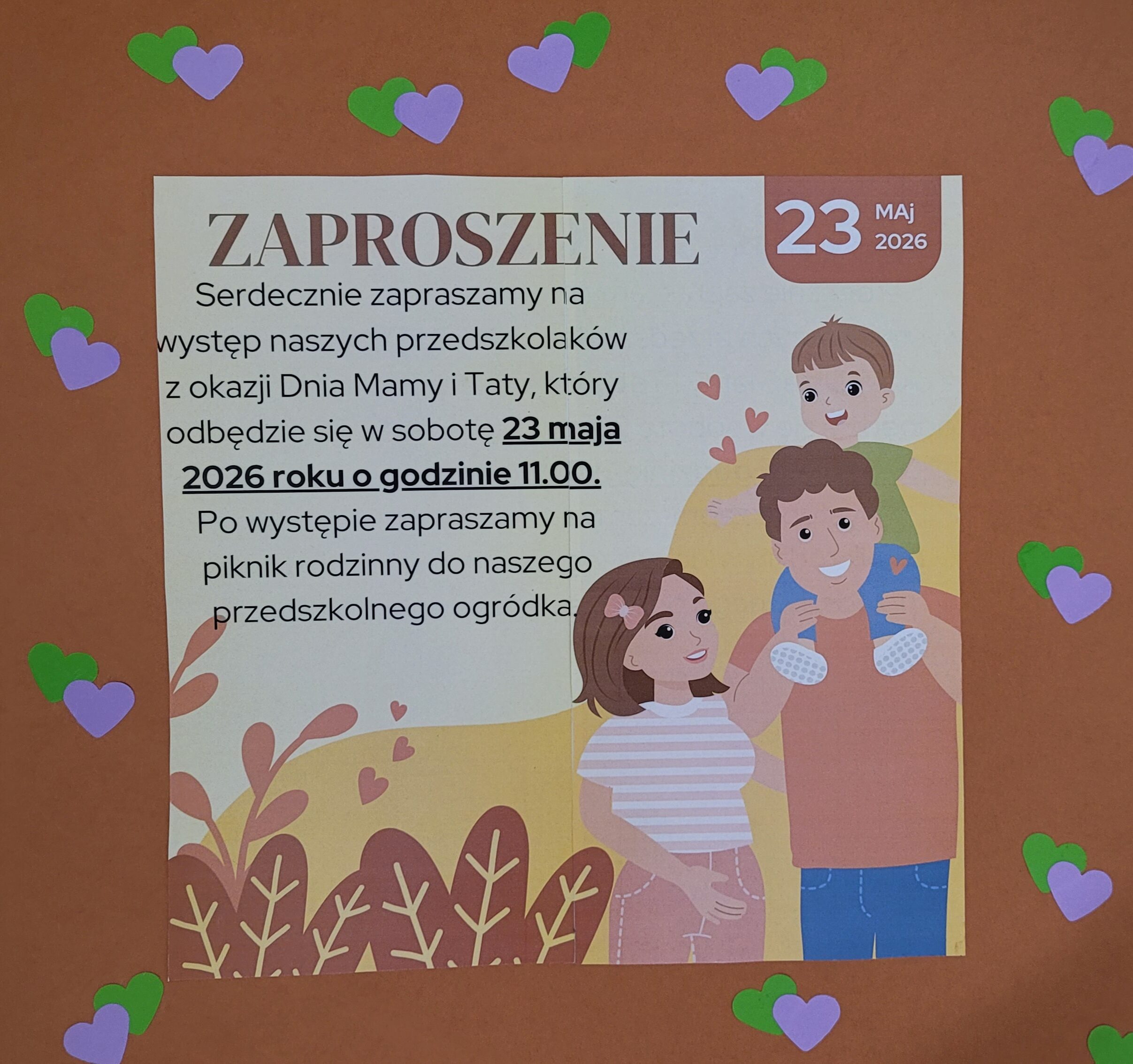 Dzień Mamy i Taty w przedszkolu