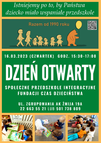 Zaproszenie na Dzień Otwarty