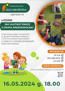 Zaproszenie na webinar Jak ułatwić pracę z grupą przedszkolną