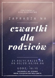 Plakat czwartki dla rodziców