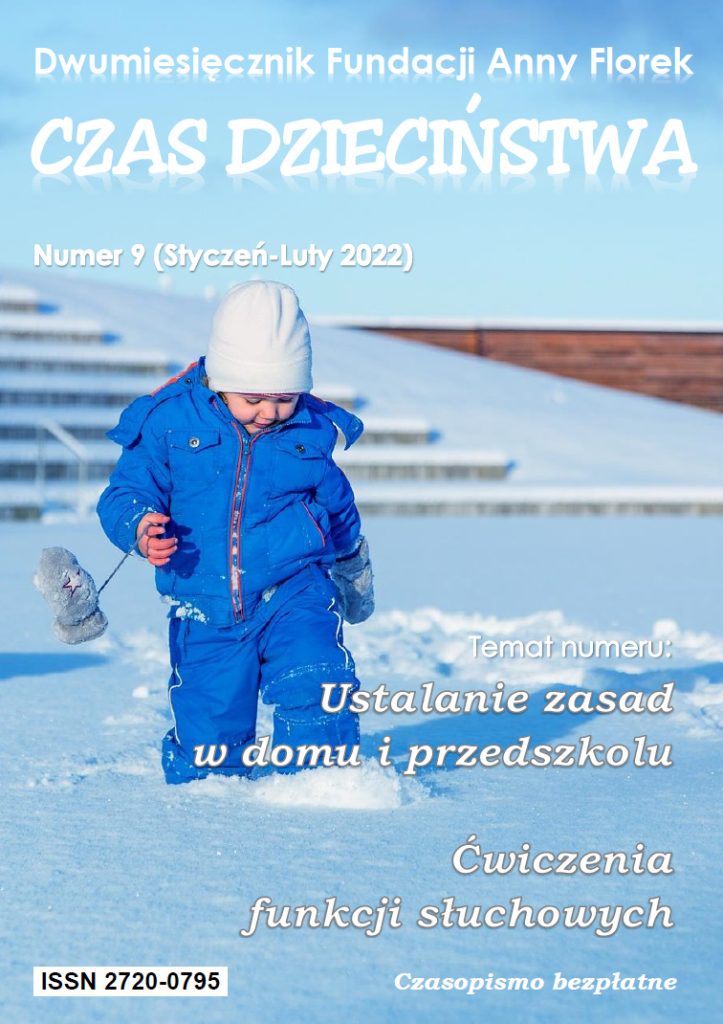 9. numer czasopisma "Czas Dzieciństwa". Temat numeru "Ustalanie zasad".