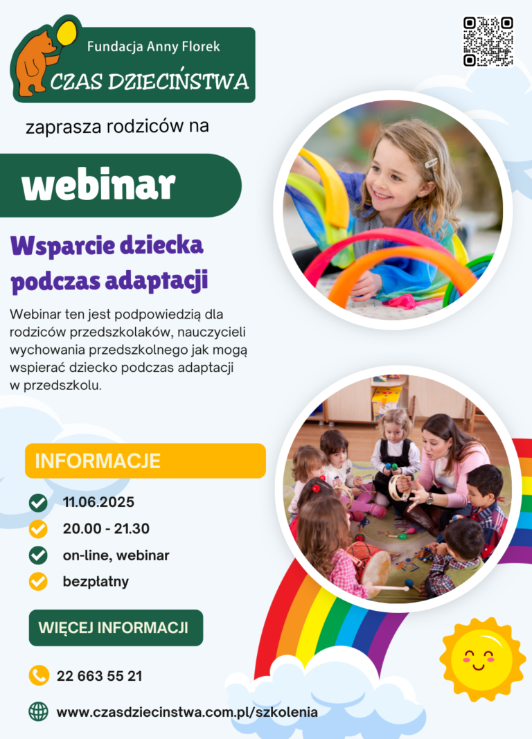 Webinar dla rodziców Pomyślna adaptacja