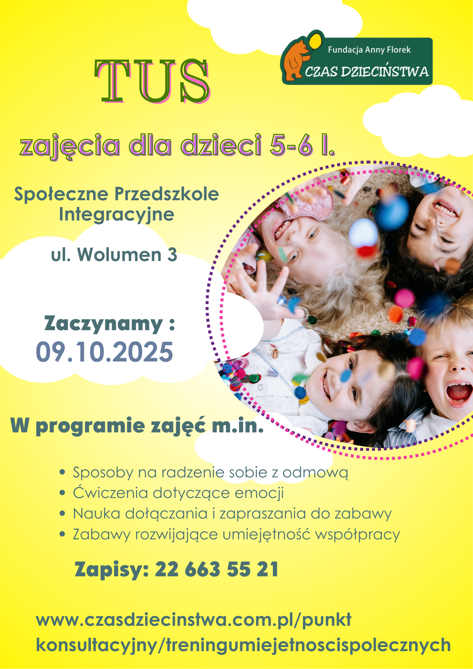 Trening Umiejętności Społecznych – rozpoczęcie zajęć