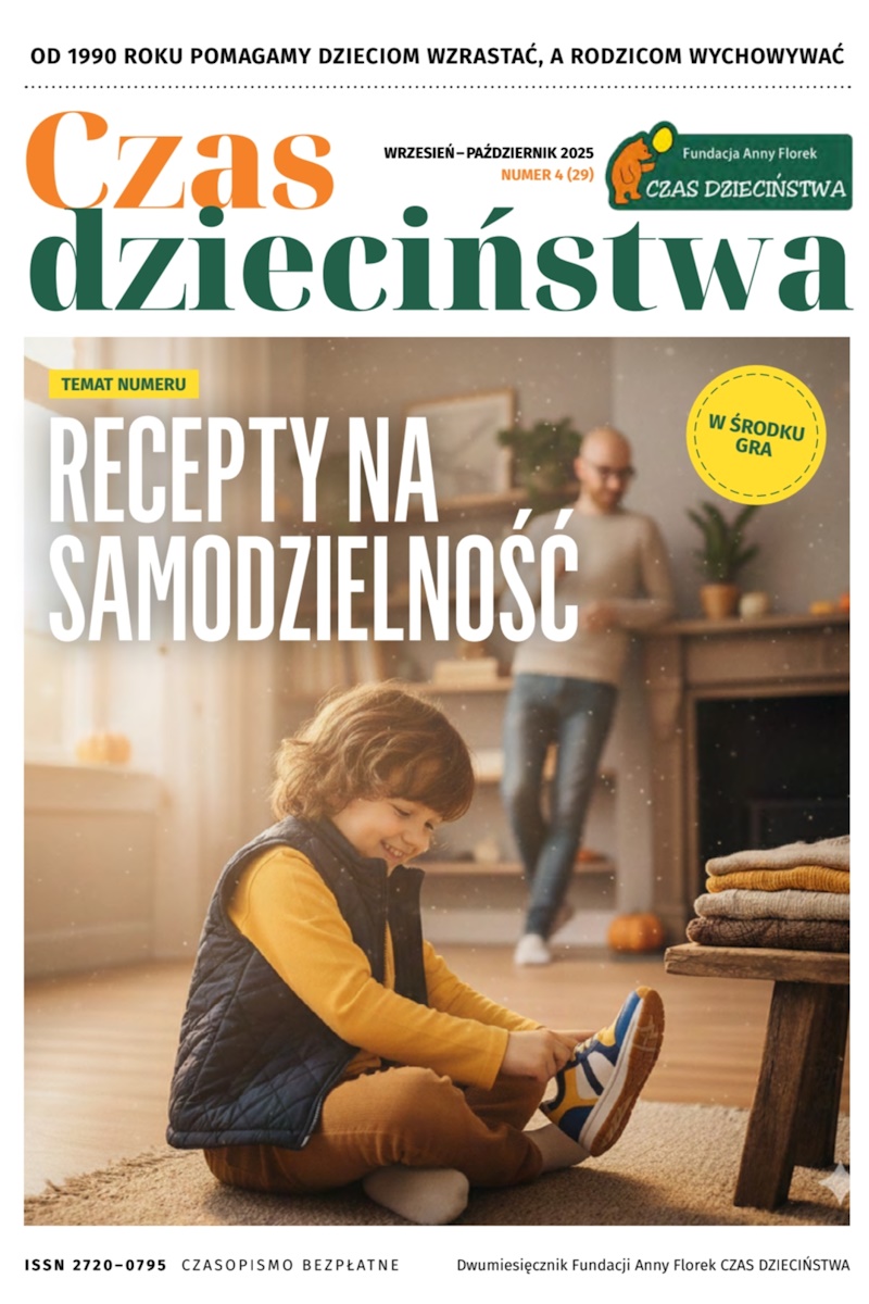 Okładka 29. numeru czasopisma "Czas Dzieciństwa"