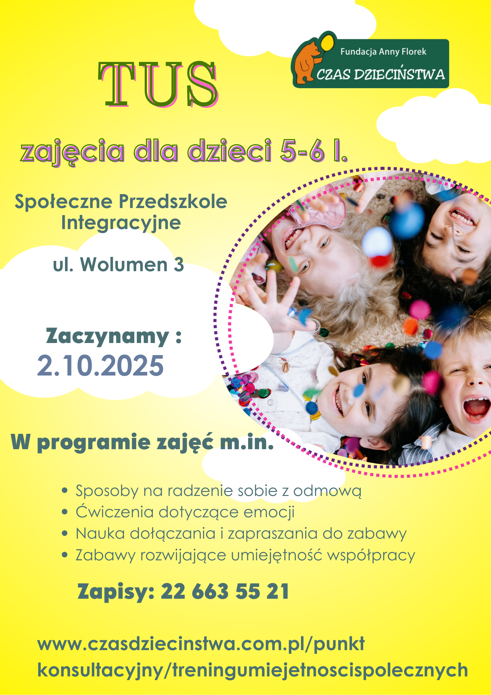 Trening Umiejętności Społecznych – rozpoczęcie zajęć